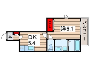 パレス稲毛の物件間取画像